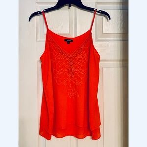 Coral Chiffon Tank